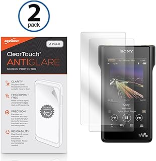 Screen Protector for Sony NW-WM1A (Screen Protector by BoxWave) - ClearTouch Anti-Glare (2-Pack), Anti-Fingerprint Matte Film Skin for Sony NW-WM1A, Sony NW-WM1A, NW-WM1Z