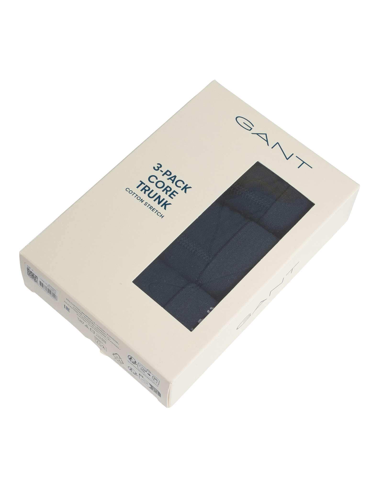 GANT Homme Lot De 3 Caleçons Core, Marine