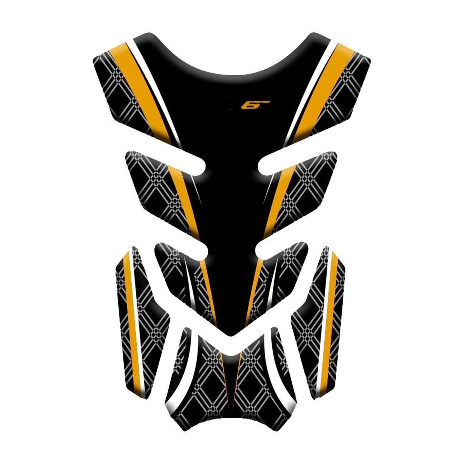 Ysdsls Color5 Motorcycle Stickers Tank Pad Sticker Protector Decals Case For Kawasaki For Er6n For Er-6N Tankpad(Color5)