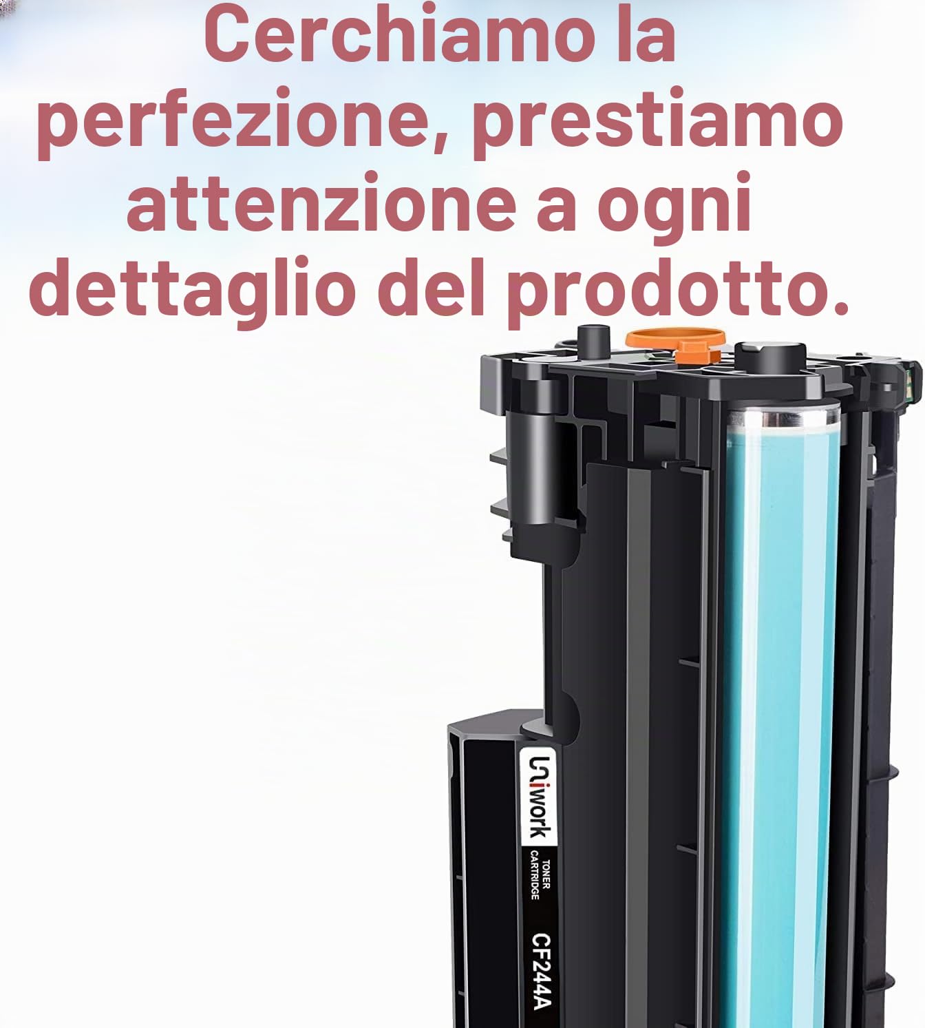 Uniwork 44A (Con chip) Cartucce Toner Compatibili per HP 44A CF244A per Laserjet Pro M15a M15w MFP M28a M28w (Nero, 2-Pack) | Toner 44A,Laserjet Pro M15a,M15w,MFP,M28a,M28w,Nero,Compatibili per HP,1000 Pagine,Alta Capacità,Con Chip,2-Pack