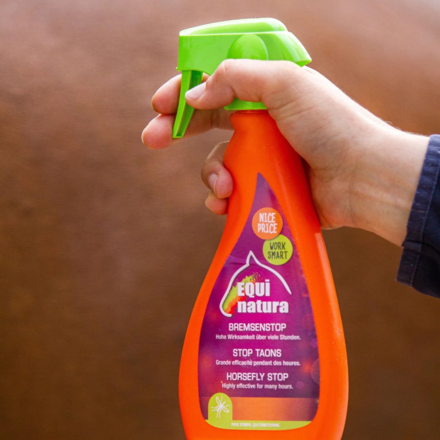 RL24 Equinatura - Bremsenstop | hautverträglicher Insektenschutz | Fliegenschutz gegen Bremsen, Zecken, Stechmücken & Fliegen | Bremsenspray für Pferde | 2 x 500 ml Spray (2er Set)