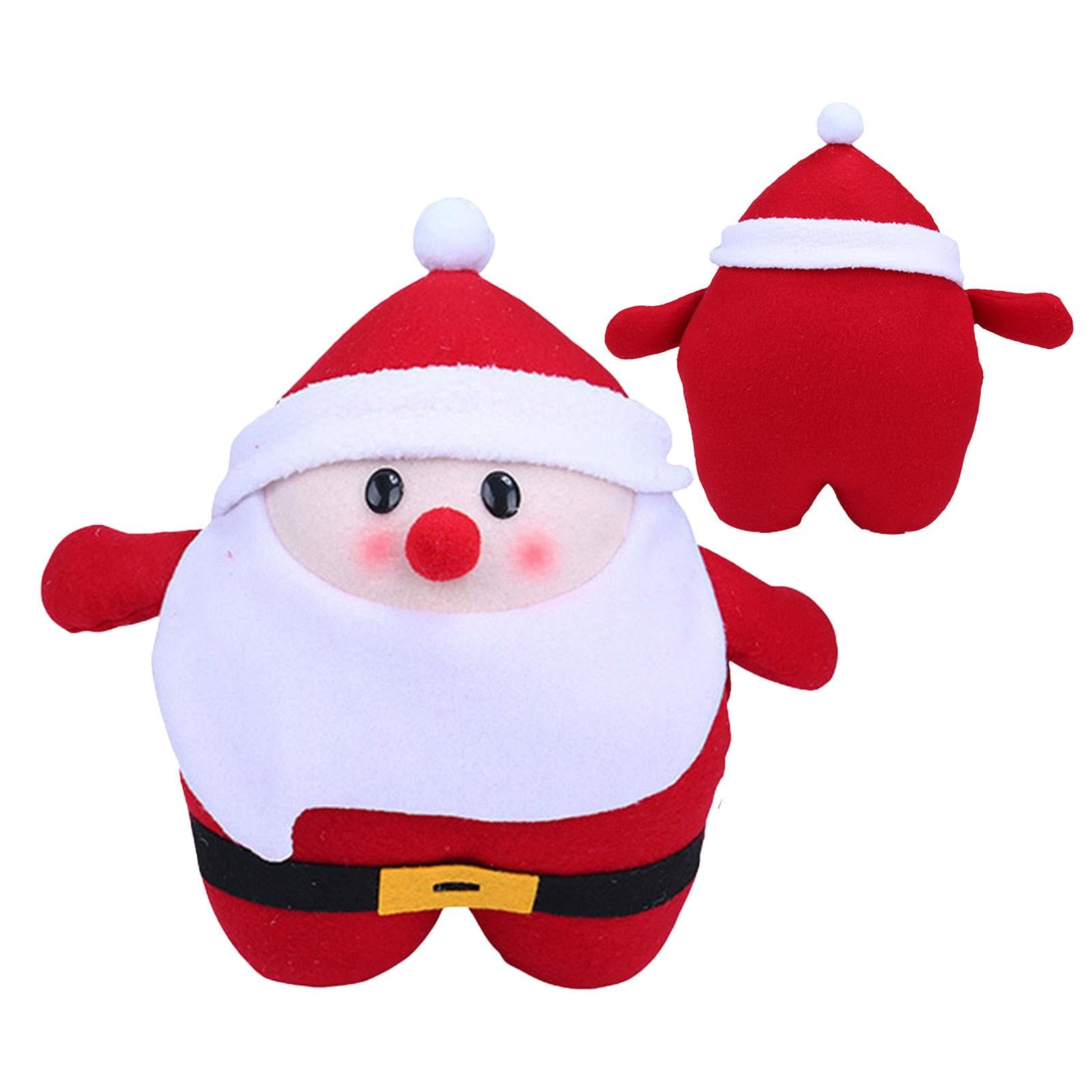 Nankoyal Santa Pillow,Christmas Hugging Cushion - Soft Cuddly Stuffed Pillow, Soft Stuffed Funny Pillow, Soft Cute Christmas Accessories for Living Room