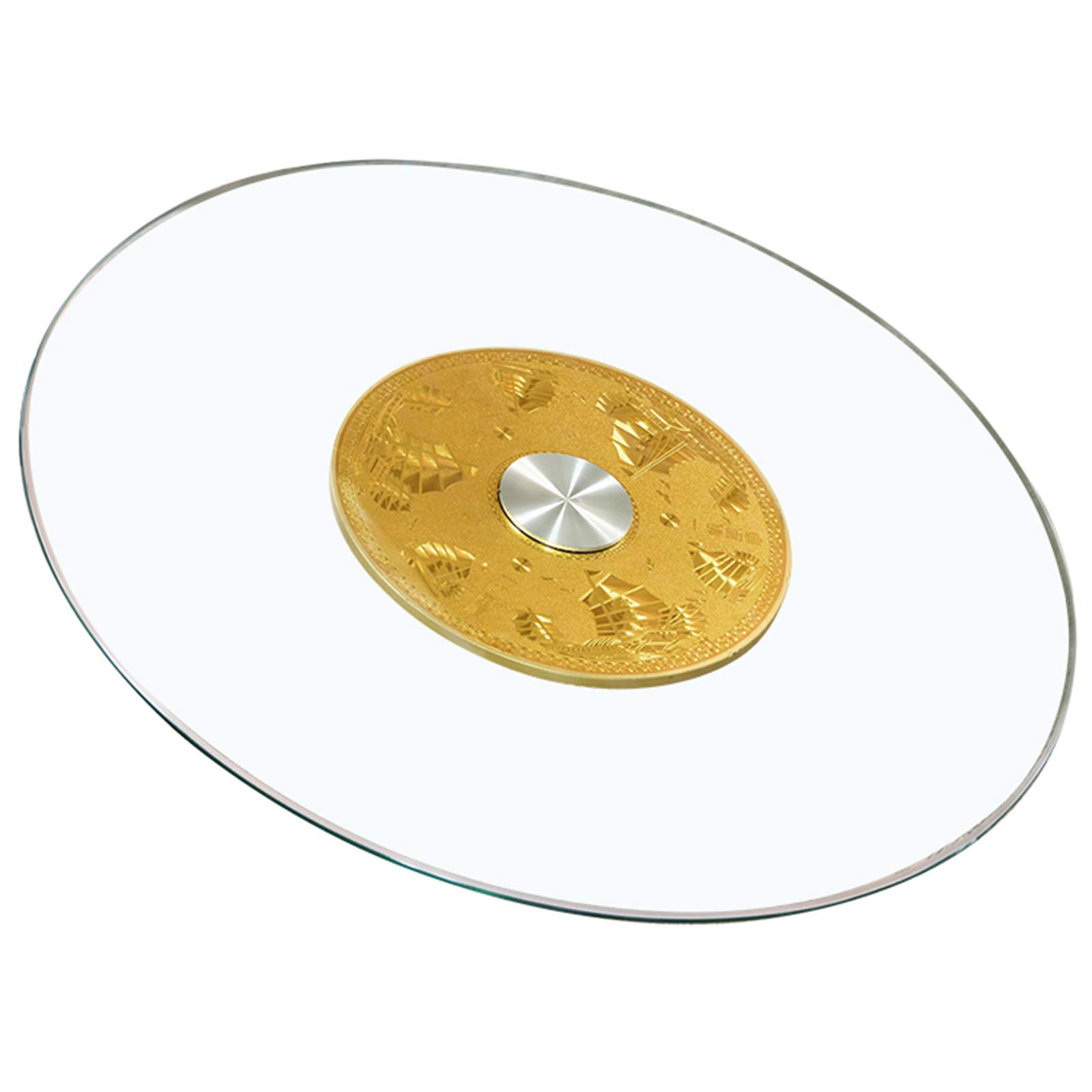 Support à gâteau à plateau tournant rond de service rotatif 360