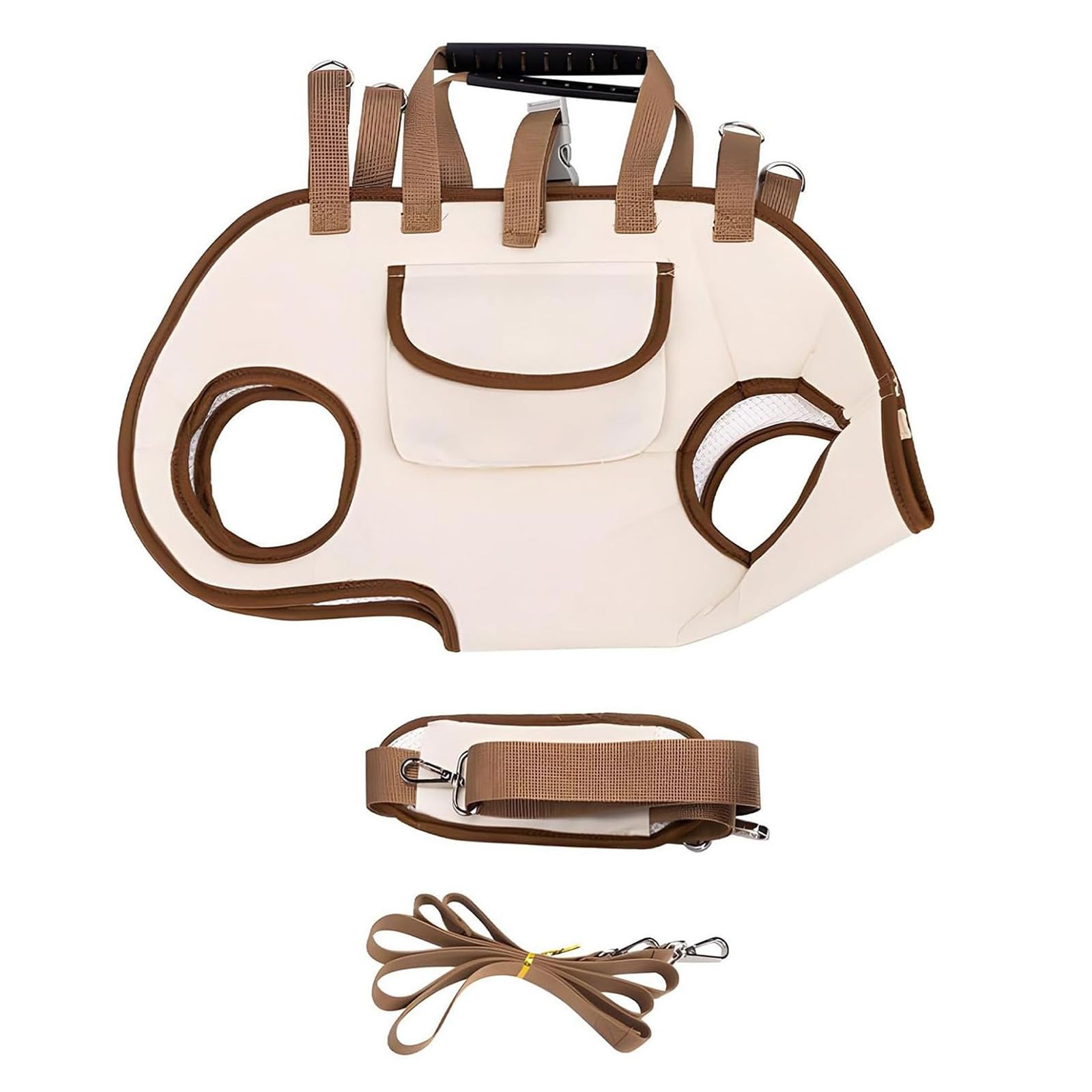 MICFENY Foldable Dog Backpacks with Adjustable Straps and Ventilated Design Ensuring Pet During Journeys