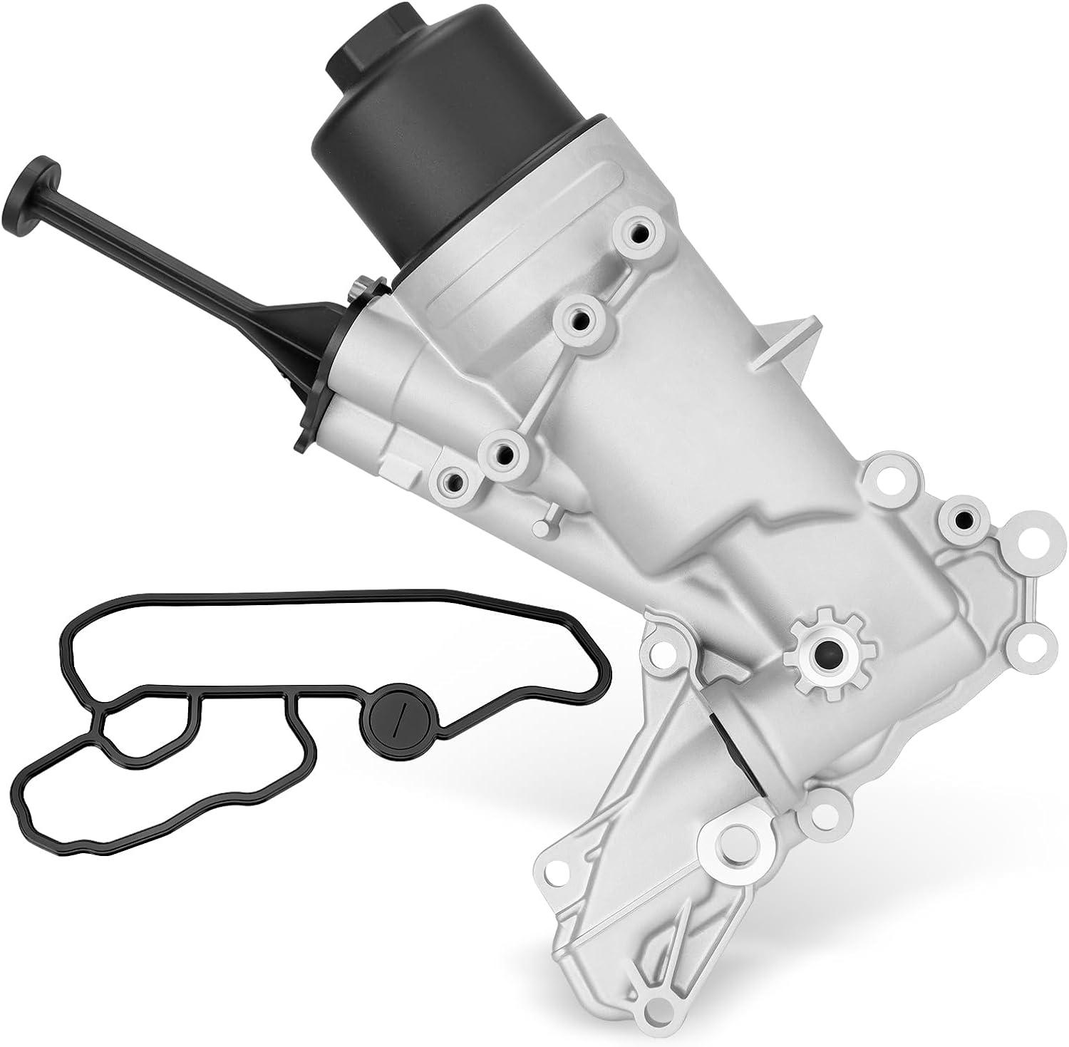 Engine Oil Filter Housing Compatible with 2011-2020 Mercedes-Benz CL63 GL63 S63 SL63 CLS63 E63 GLE63 ML63 SLK55 GLS63 G63 AMG Replacement for 2781800710 2781800110 2781800610