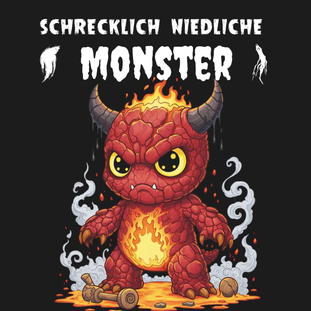 Schrecklich niedliche Monster – Ein kreatives Malbuch für Kinder und Erwachsene