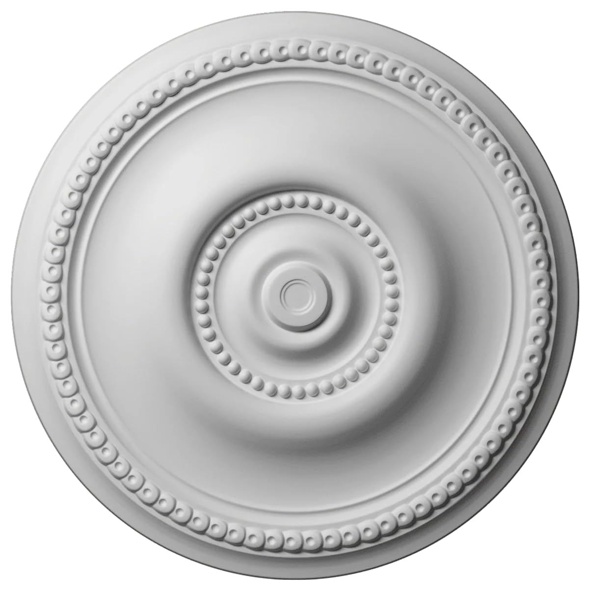 Rosace plafond 52cm R002 en polyuréthane pour un décor de plafond élégant