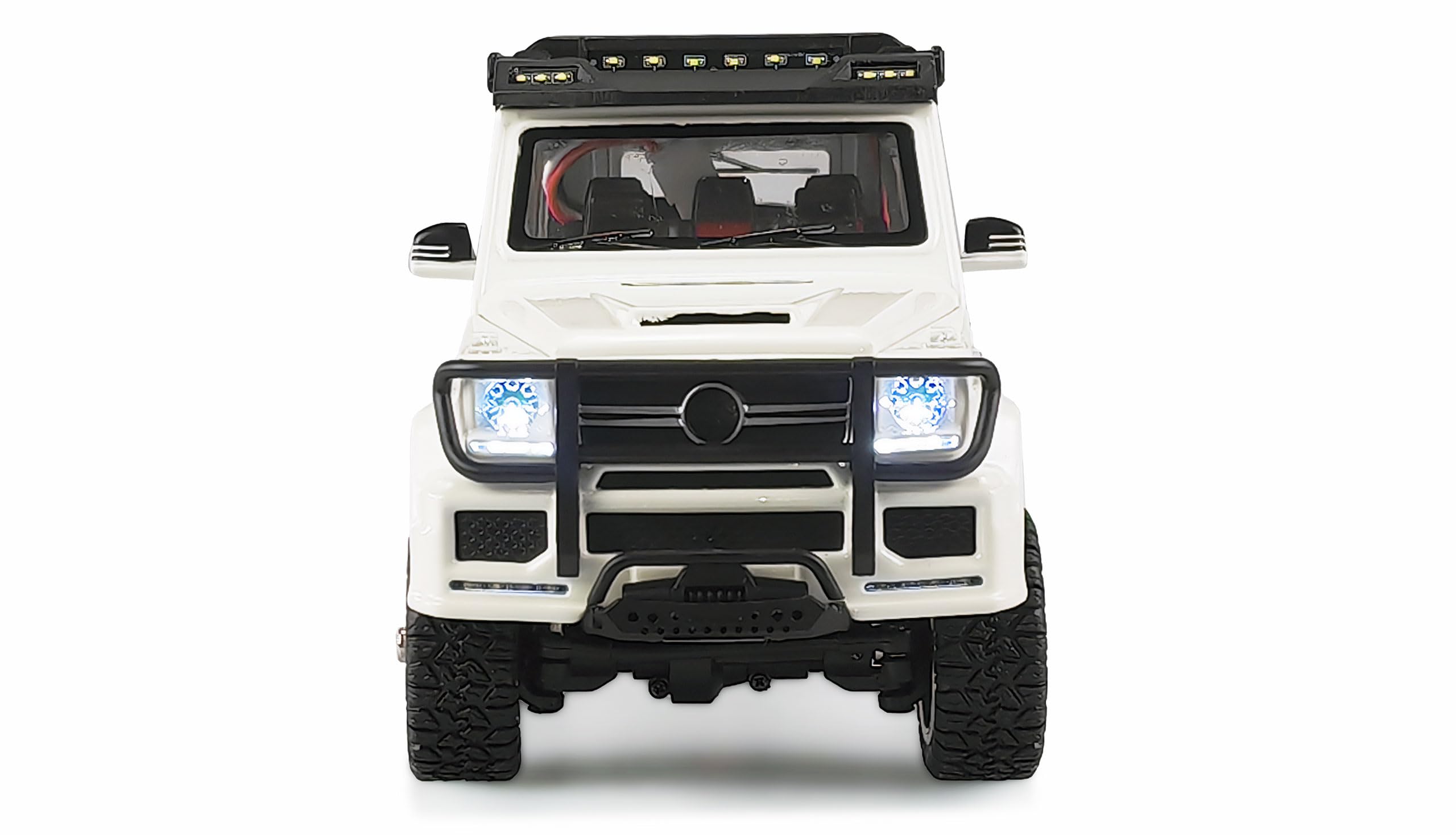 Amewi BRX24 Metal Scale RC Crawler zdalnie sterowany samochód 4WD 1:24 RTR biały