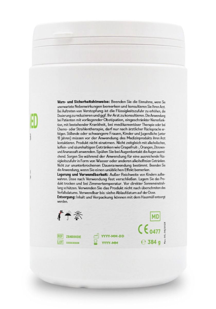 ZeoBent MED 600 Detox-Capsule, Dispositivo medico CE