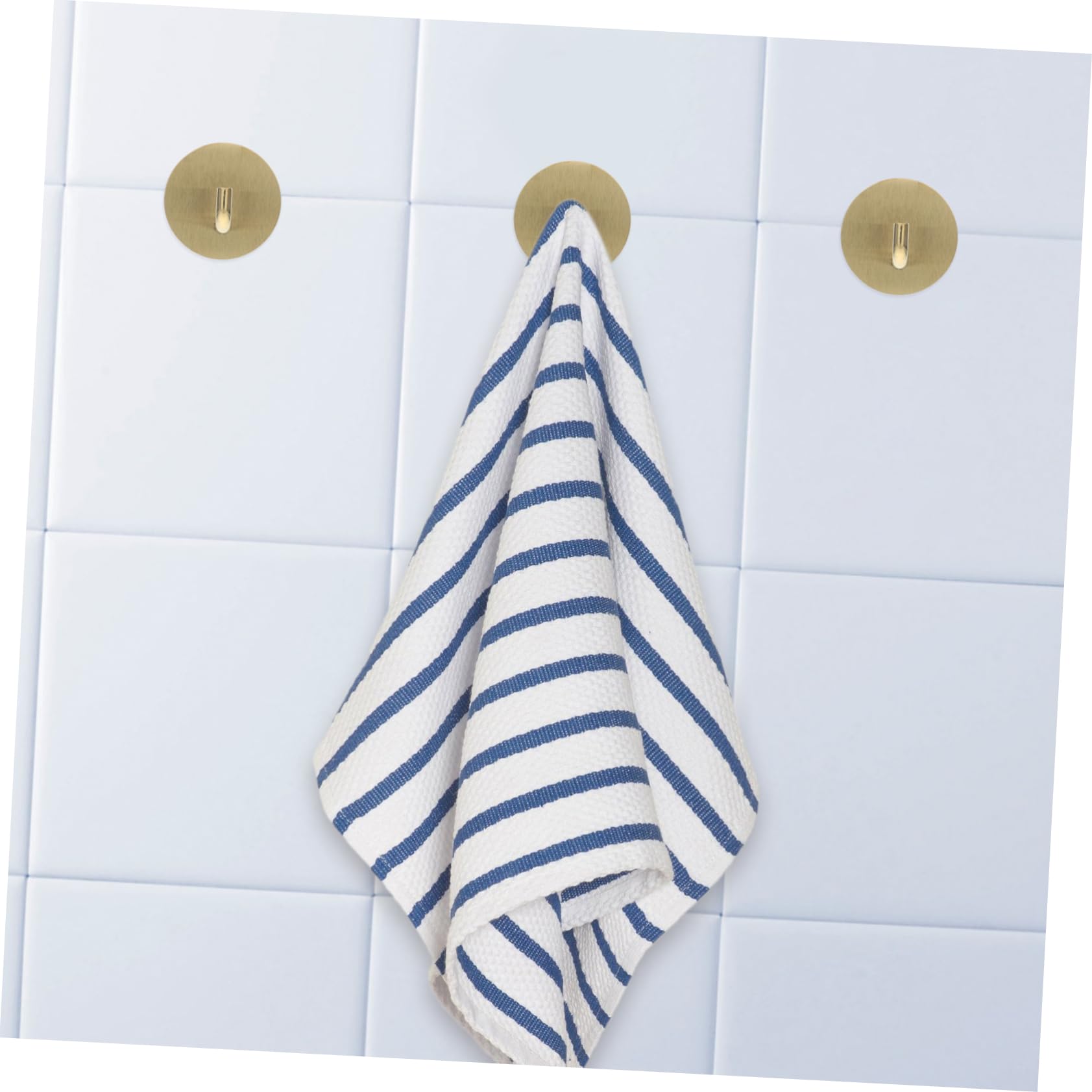 NUOBESTY 5 Series Gancho De Acero Inoxidable Ganchos De Baño Para Toallas Pegarse En Los Ganchos De Las Toallas Gancho Para Toallas De Cocina Gancho Autoadhesivo Golden 4 Piezas X 5