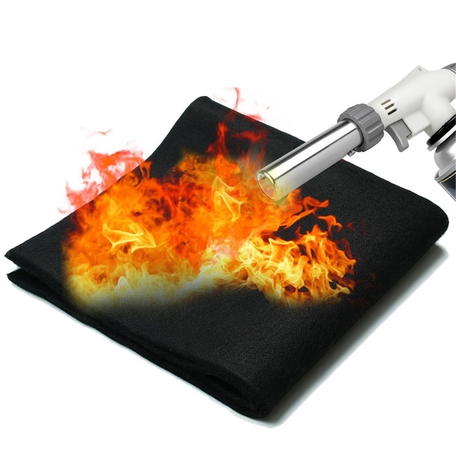 Fiberglas-Schweißdecke, flammhemmende Matte, Anti-Heißfunkenschutz-Pad, hochtemperaturbeständiger Schweißschutz for den industriellen Einsatz für Grills und Industrie
