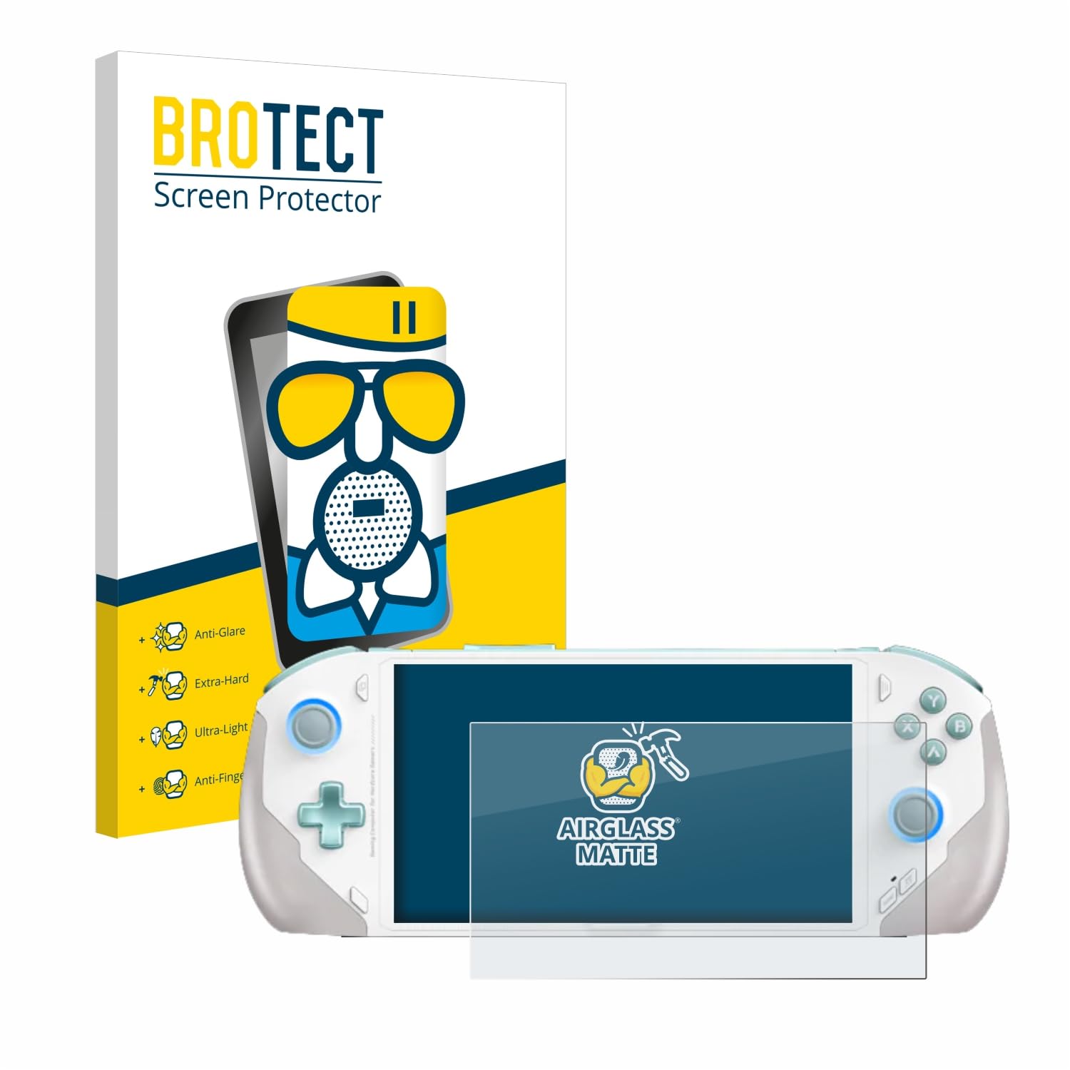 brotect Anti-Glare Glass Screen Protector Matte Compatible with OneXPlayer OneXFly - Anti-Scratch 9H Protection Film