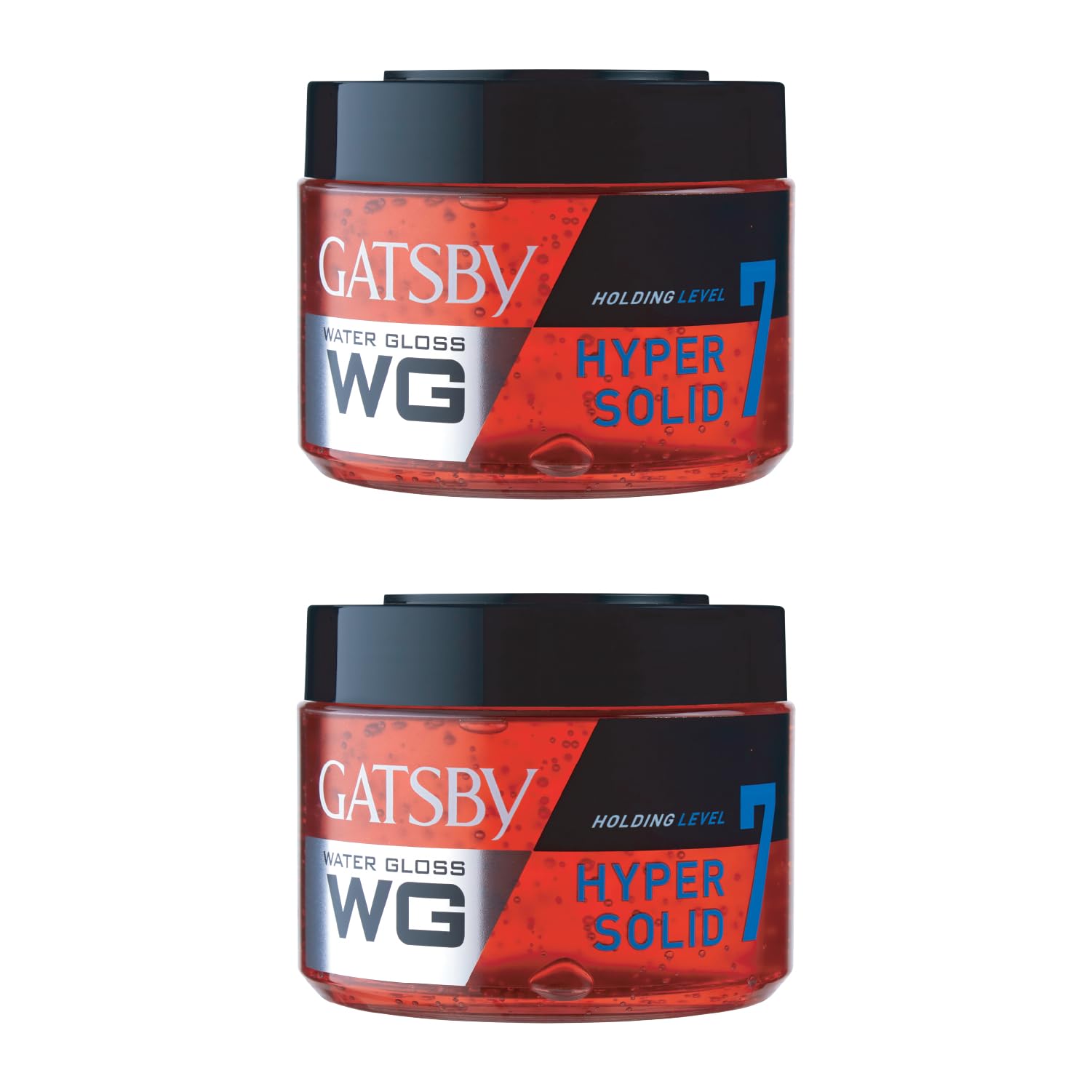 Sponsored Ad - Water Gloss - Hyper Solid 300g - Extreme Style with Ultimate Hold | Wet Look, Shine Effect, Non-Sticky, Easy Wash Off, Setting Power Level 7 | Hair Styling Gel for Men- Short & Very Short Hair | Global Japanese Brand | Made in Indonesia | Pack of 2