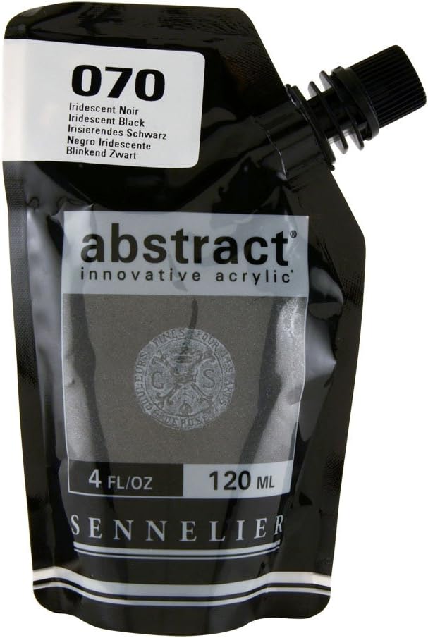 Sennelier Abstract Innovative Acrylic Artist Paint Pouch 120ML (214 Burnt Green Earth)