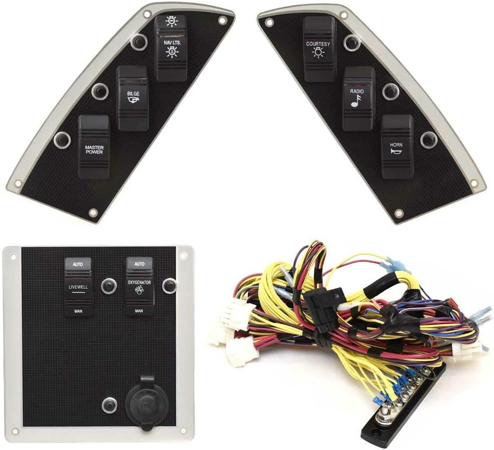 Larson FX 1750 OB Boat Switch Panels 5766679 | Aluminum (4PC)