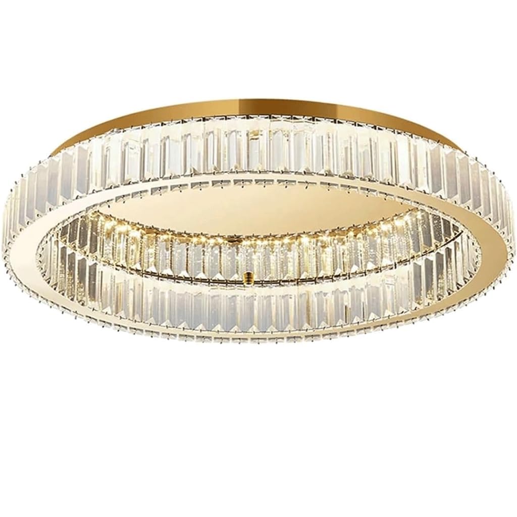 Plafonnier en cristal moderne : luminaire décoratif chic pour salon et salle à manger