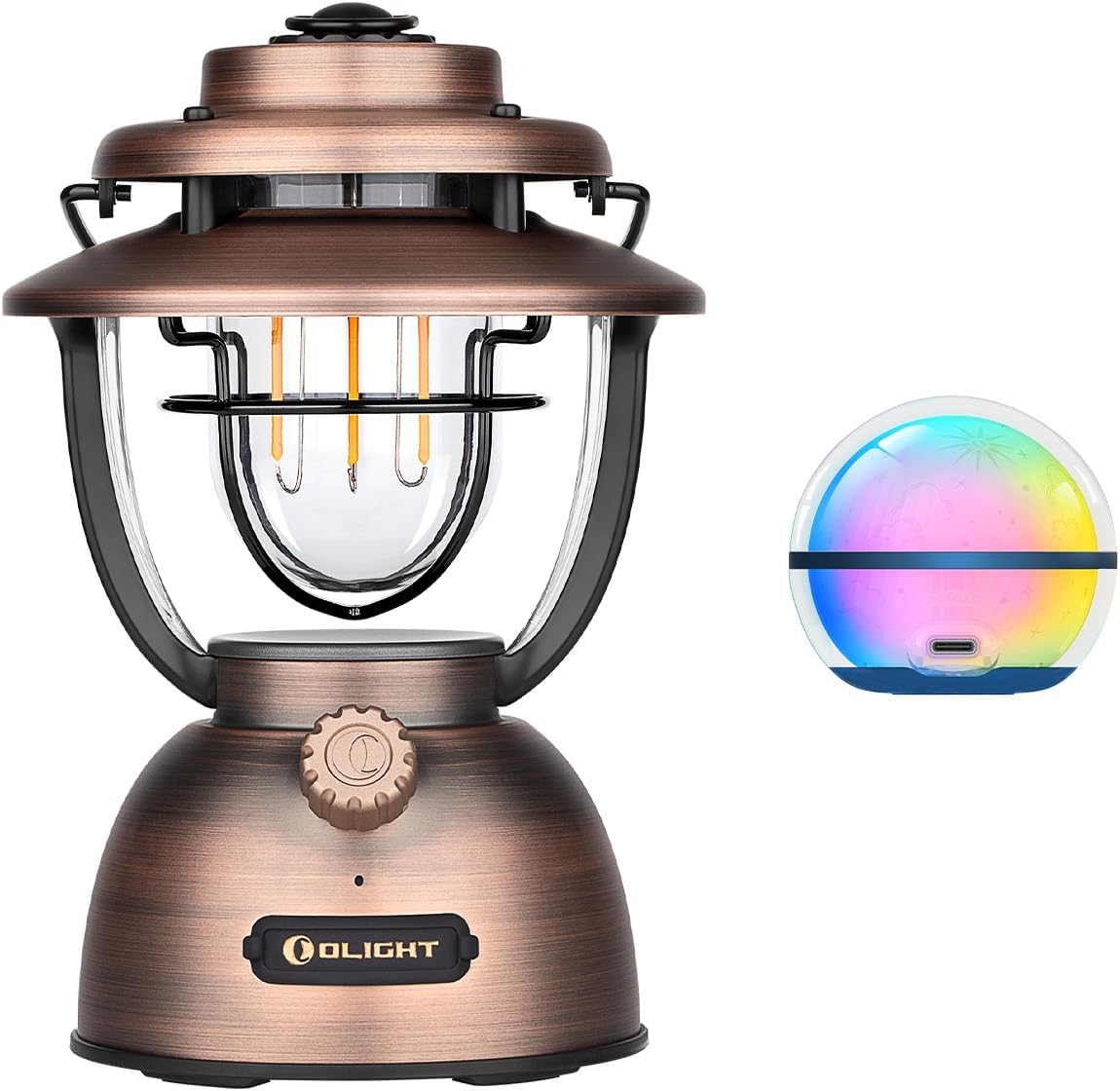 OLIGHT Olantern Classic 2 Pro APP Control Camping Lantern Bundle with Sphere C Smart Night Light