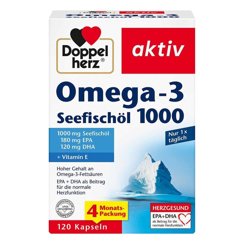 Doppelherz Omega-3 Seefischöl 1000 Kapseln 120 stk