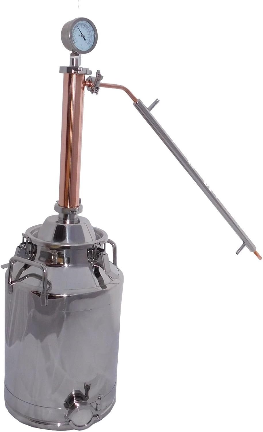 13 Gallon Moonshine Still with 3" Copper & Stainless Whiskey Column