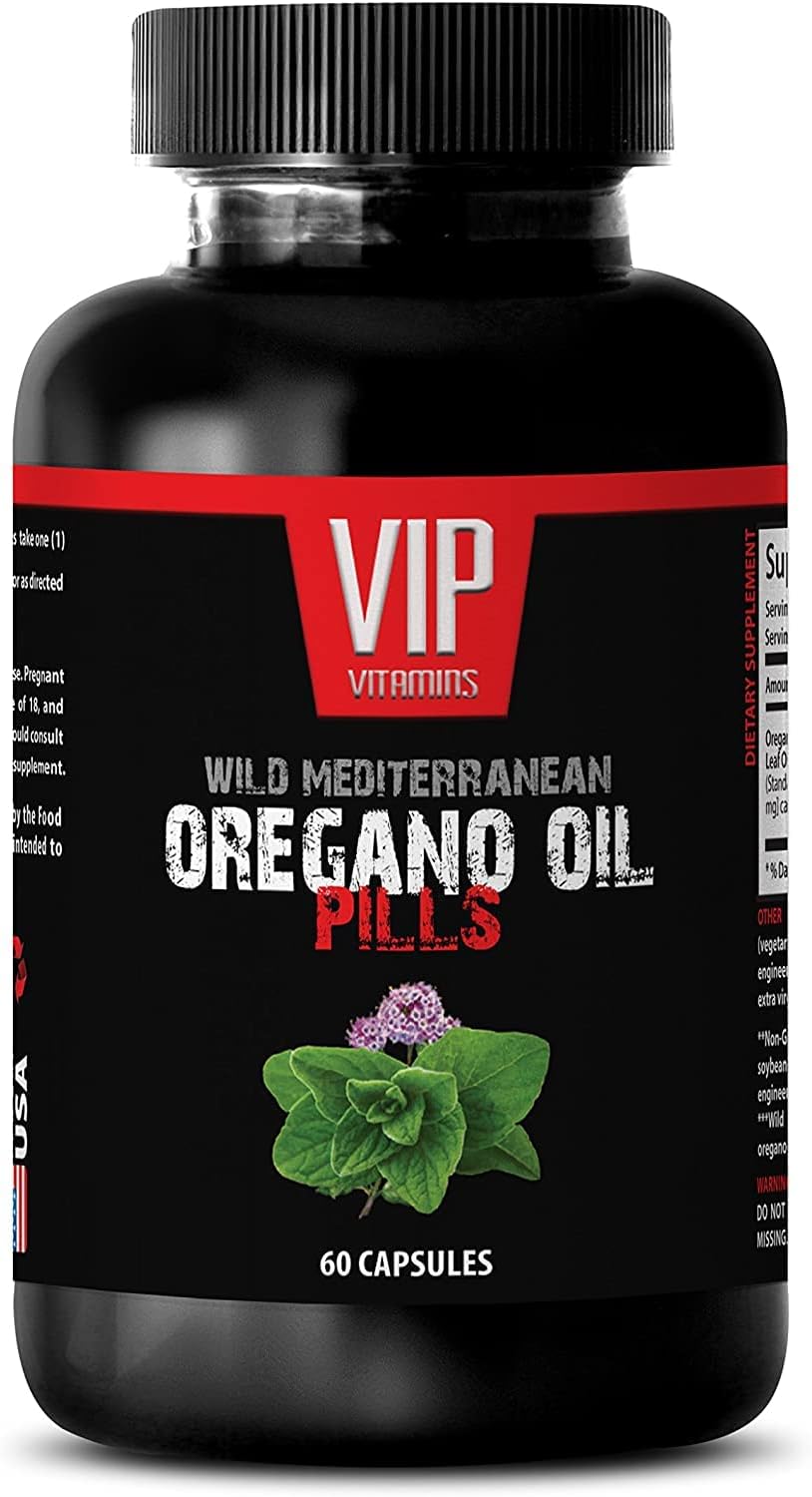 antioxidants Supplement Oregano Oil Pills Wild