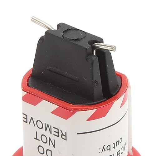 Miniatura 9 de Cerradura de disyuntor de clavija de 10 piezas, bloqueo de interruptor de circuito estándar, fácil de instalar, material PA, interruptor de aire