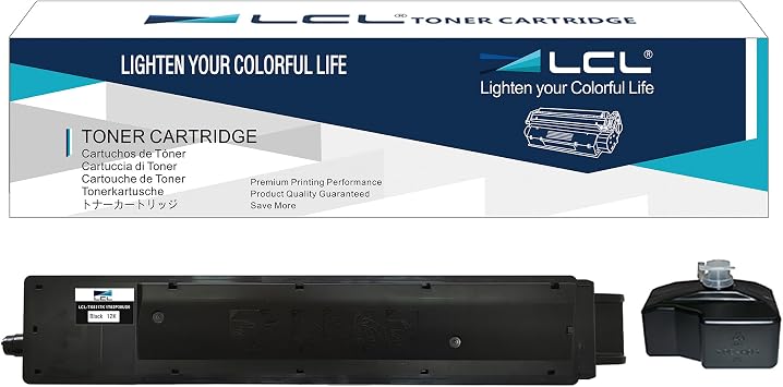 LCL Compatible TK-8117 TK8117 TK8117K TK-8117K 1T02P30US0 Toner Cartridge Replacement for Kyocera ECOSYS M8124cidn M8130cidn Color Multifunctional Printers1-Pack Black