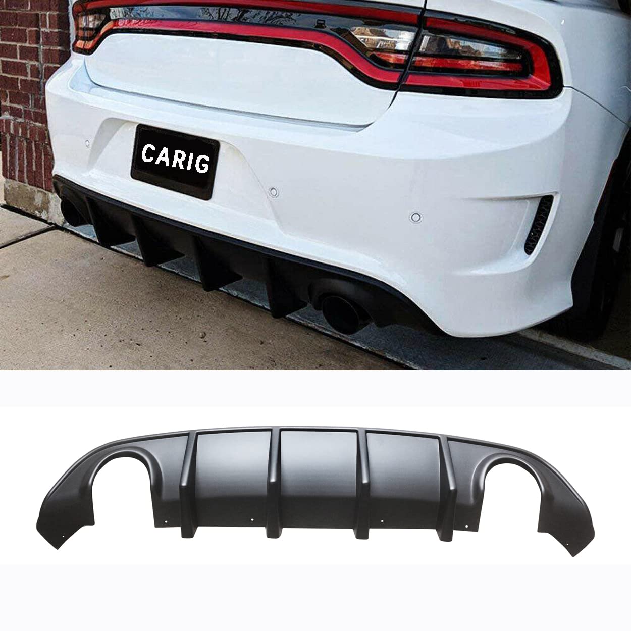 Amazon | CARIG リアディフューザー 2015-2019 ドッジ ダッジ 
