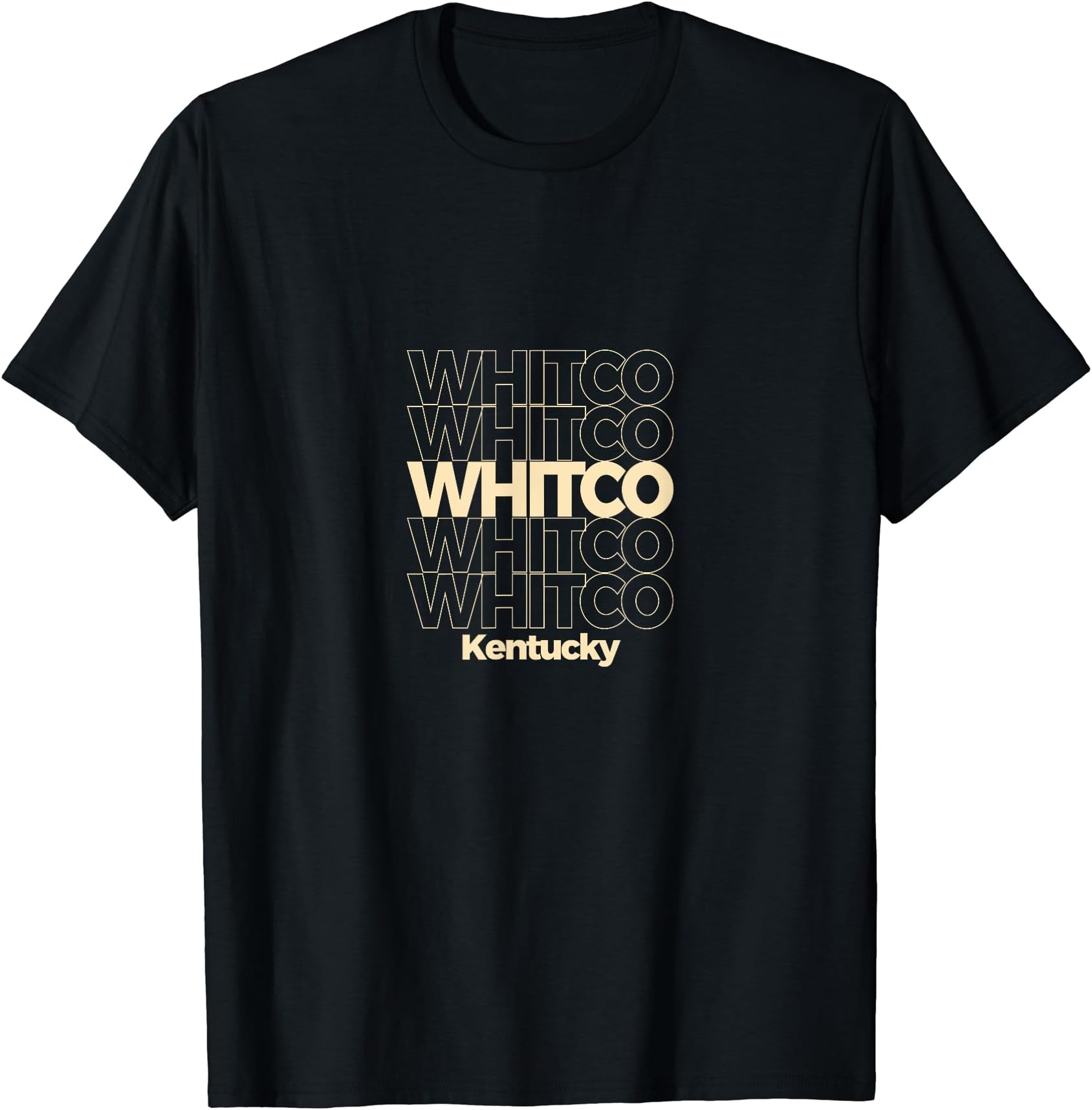 Vintage Whitco, Kentucky Repeating Text T-Shirt