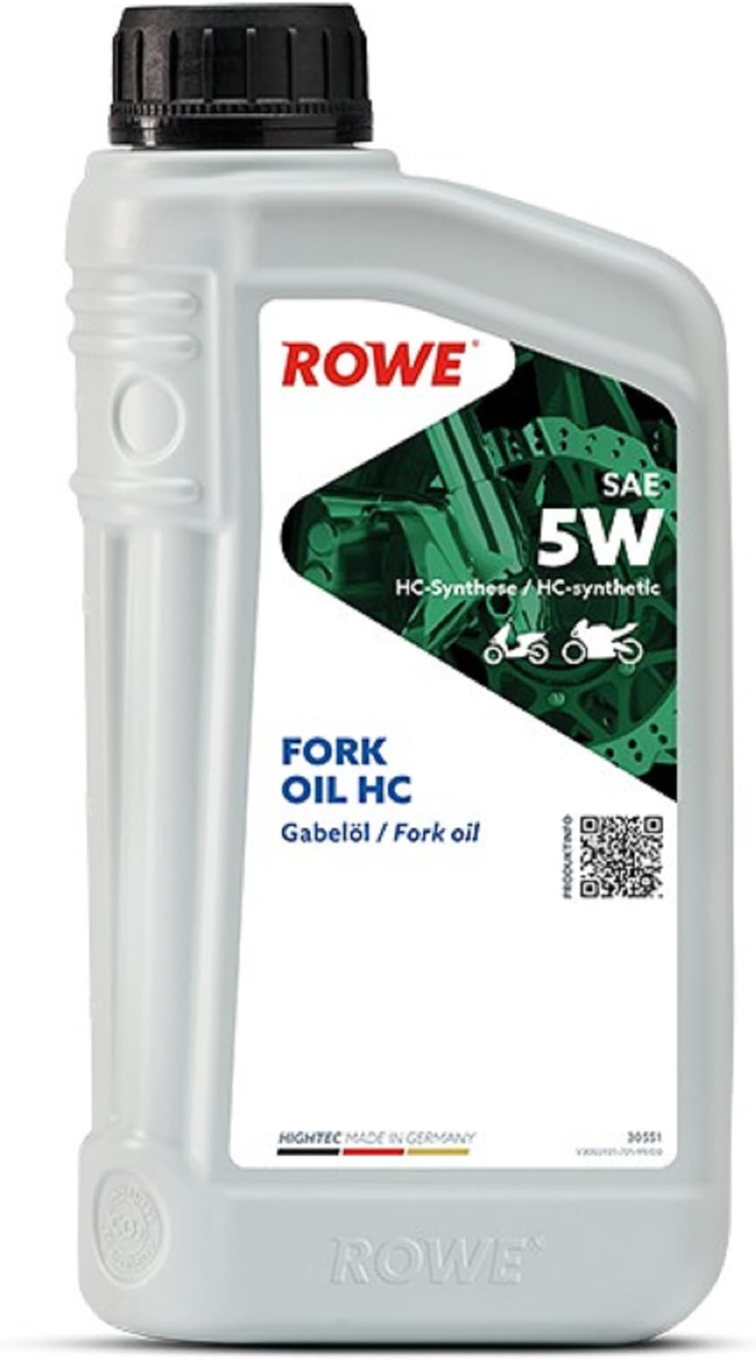 ROWE Hightec Fork Oil SAE 5 W 20 HC Motorcycle Fork Oil 1 Litre