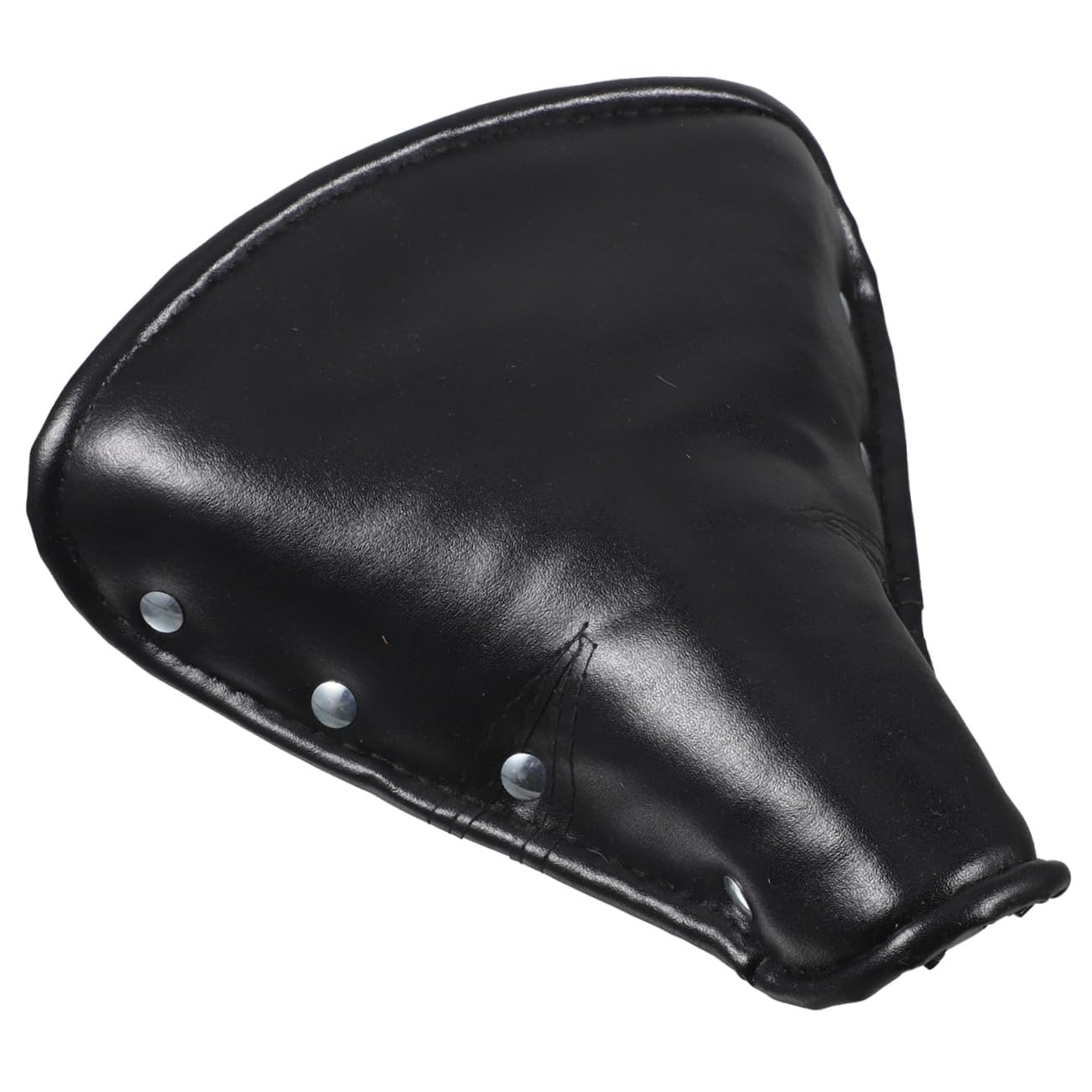 Healeved Sillín de Bicicleta Vintage Negro Muelles Cojín Retro de Cuero Cómodo Asiento para Triciclo Clásico Sillín de Bicicleta de Estilo Antiguo para Ciclismo Recreativo