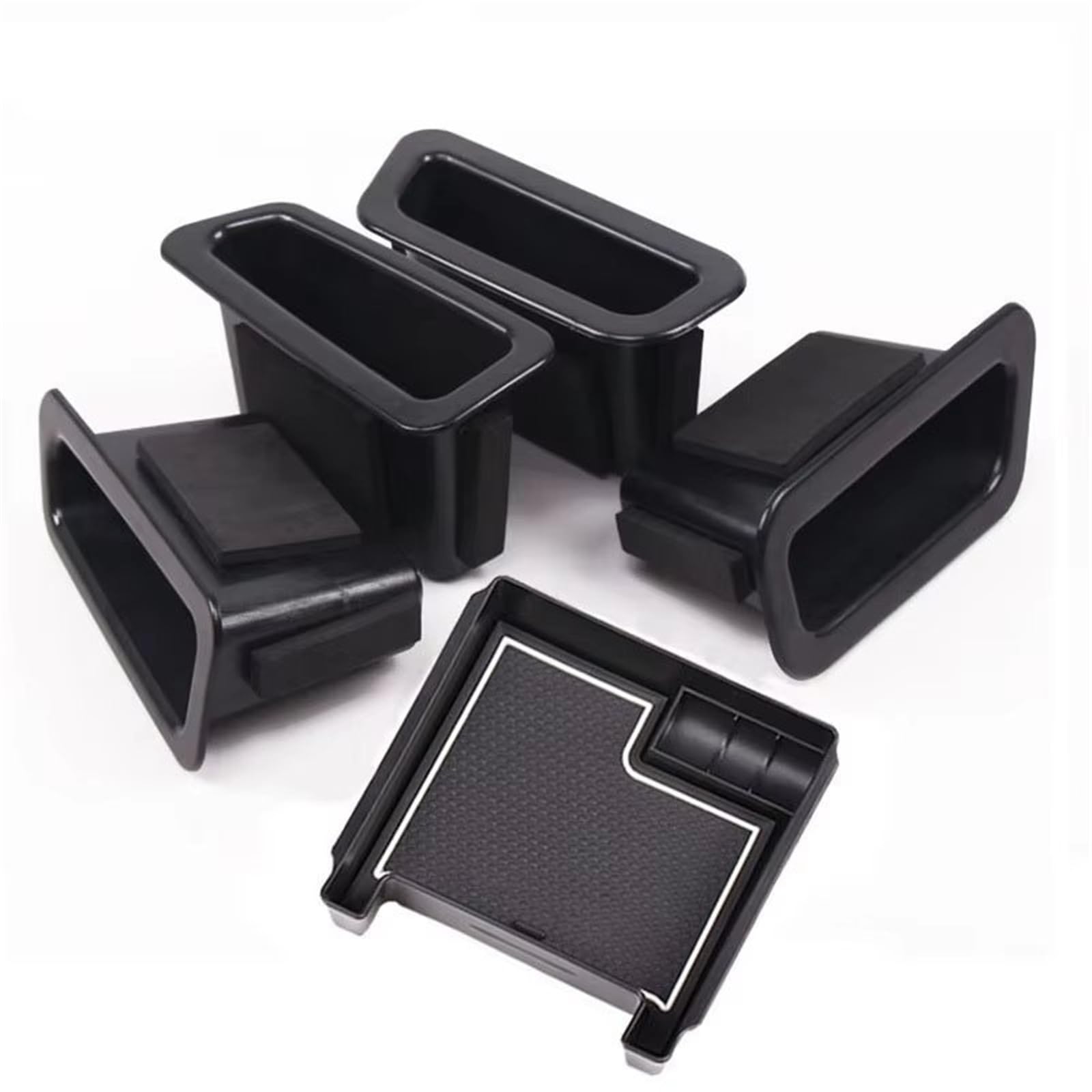 HNDZCYSMGS Boot Organiser Compatible With Volvo Xc60 S60 V60 2010-2017 Car Accessories Modified Car Door Handle Storage Box Armrest Box 5pcs
