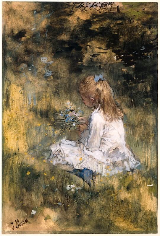 Affiche d'art Jacob Henricus Maris décoration murale salon toile 60x90cm