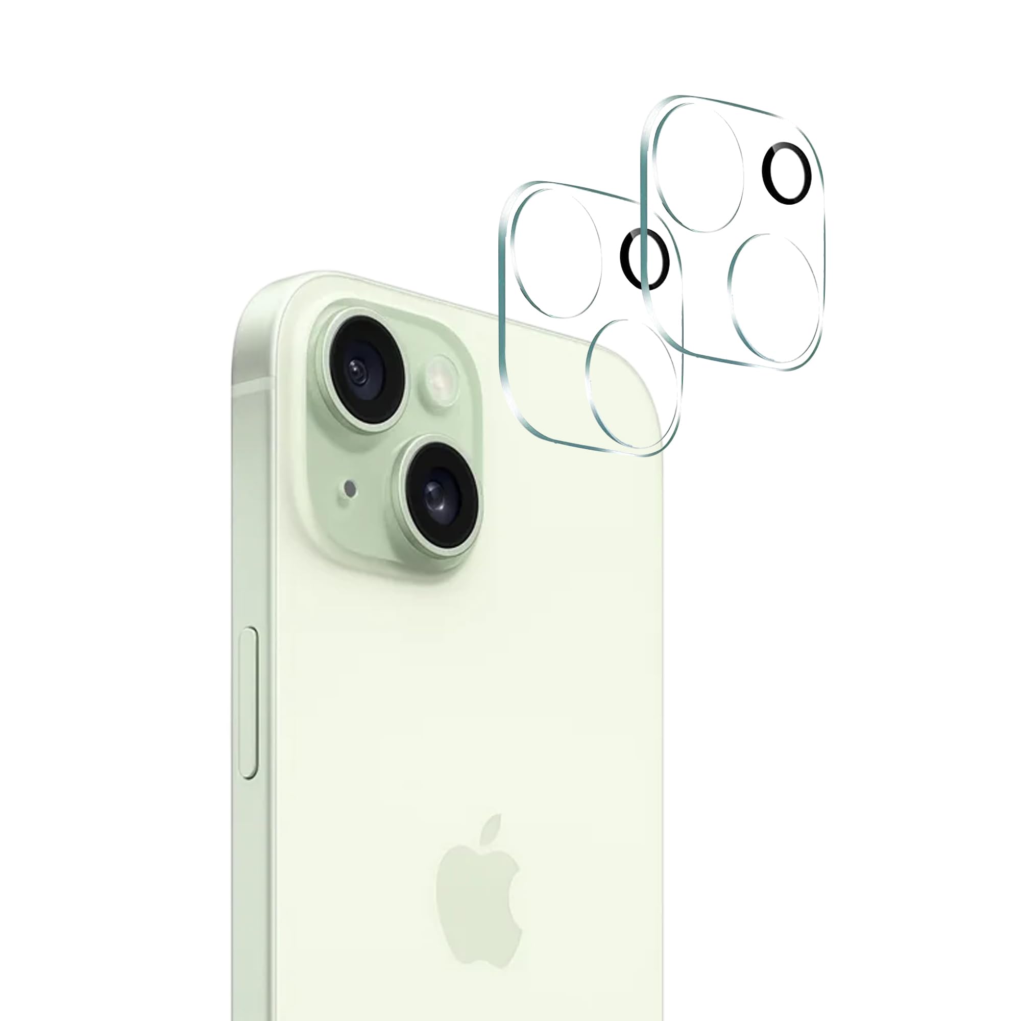 VONZEE Camera Lens Screen Protector For iPhone 15 6.1 & iPhone 15 Plus 6.7 (Pack of 2), Camera Lens Protector,[Anti-Scratch] Premium Tempered Glass Cover (Transparent Tempered Glass) (B0CJJN7VSX) Amazon Price History, Amazon Price Tracker