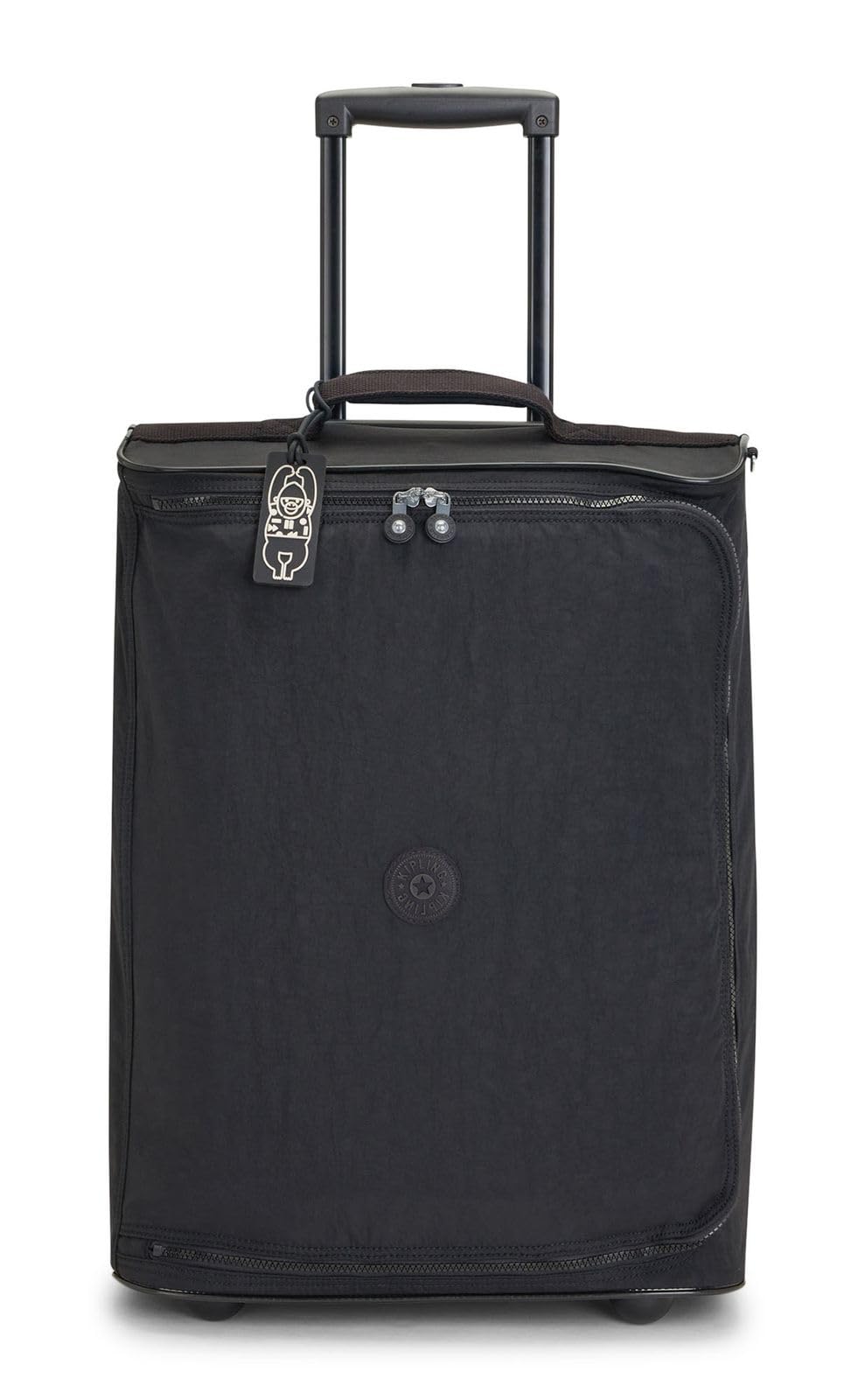 Kipling Teagan C Bolsa de Viaje con Ruedas Tamaño Cabina Extra Pequeña, para Llevar, Black Noir (Negro)