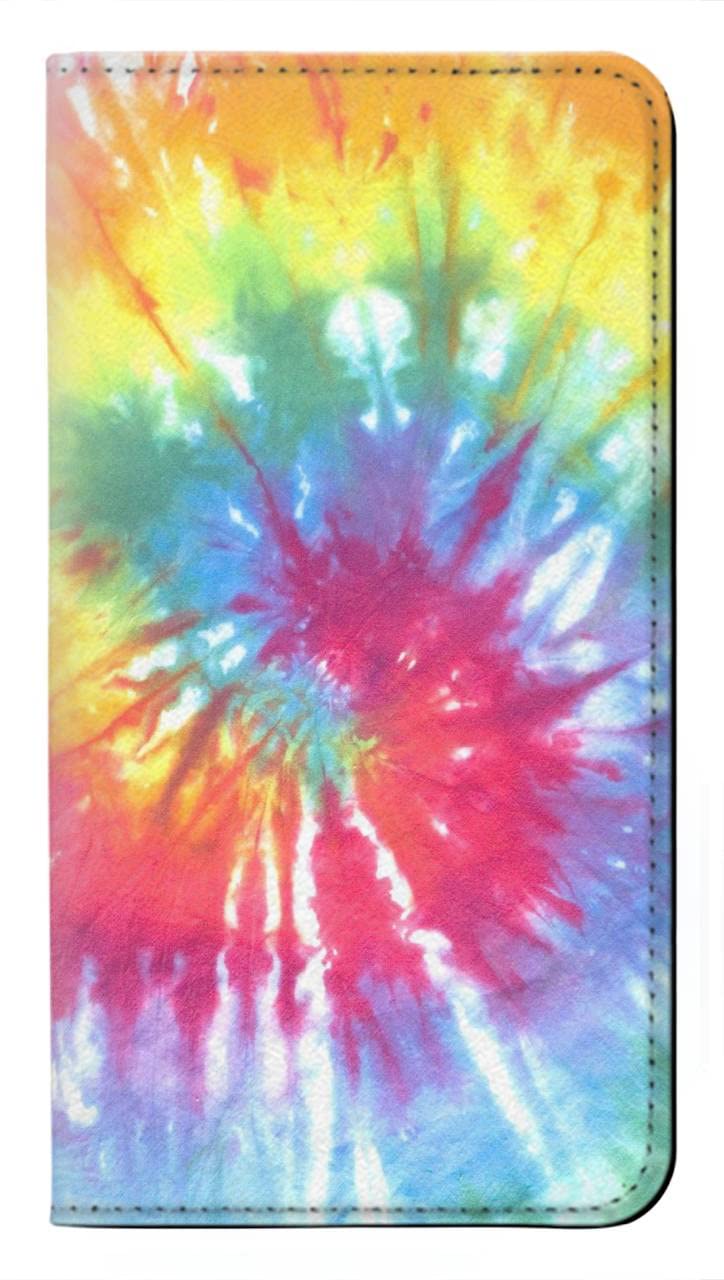 Etui pour Samsung Galaxy A56 housse cuir flip avec motif coloré tie dye graphic printed - 5