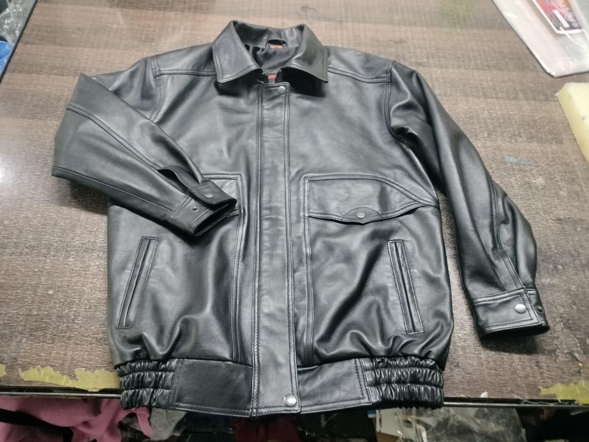 Women’s Fashion 90s Leather Jacket Ladies Oversized Bomber Jacke| 90’s Retro Vintage Leather Jacket