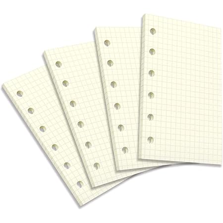 Amazon Co Jp Zhi Jin A6システム手帳 リフィル A6サイズ リフィル 罫線 ミニ6穴 配達3 5労働日まで 文房具 オフィス用品