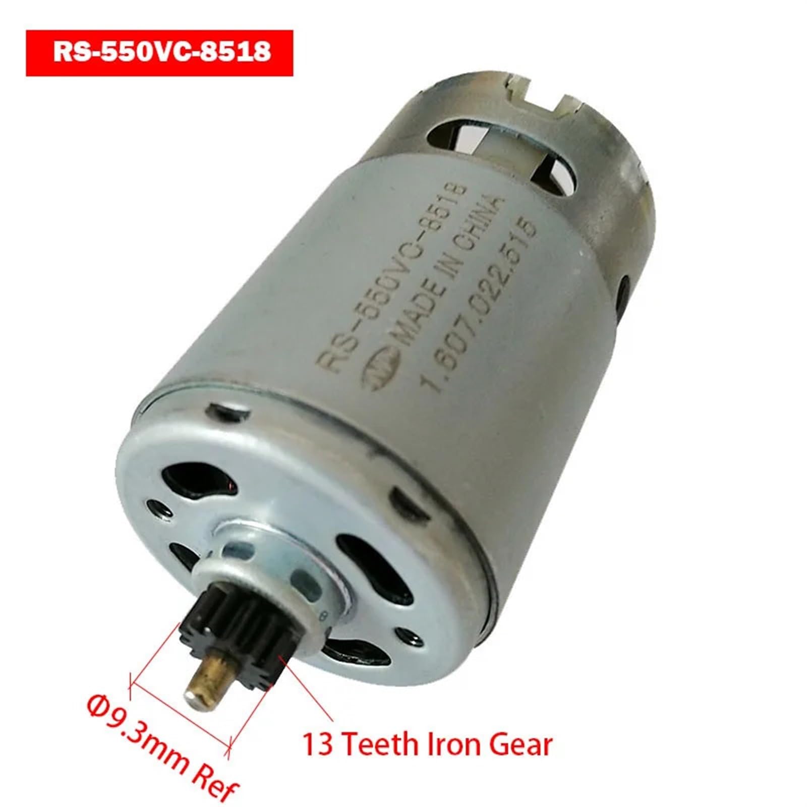 GSR10.8V-LI-2,13 zębów, RS-550VC-8518, silnik prądu stałego, bezprzewodowa wiertarka udarowa 3601H68100, śrubokręt (rozmiar: 10,8 V 13Teeth Motor)