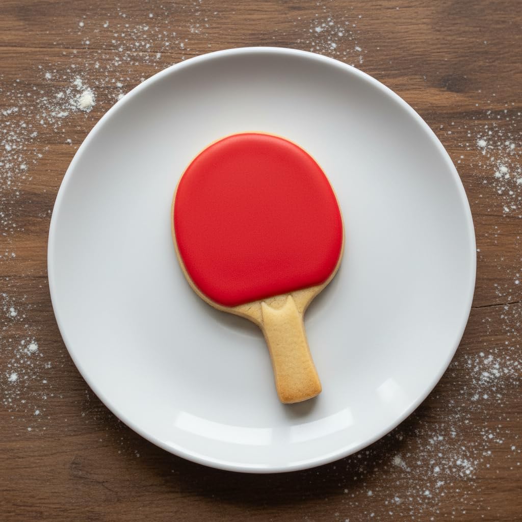 Ping Pong Rocket Cookie Cutter – 3-Inch Novelty Shape For Baking, Fondant, Crafts