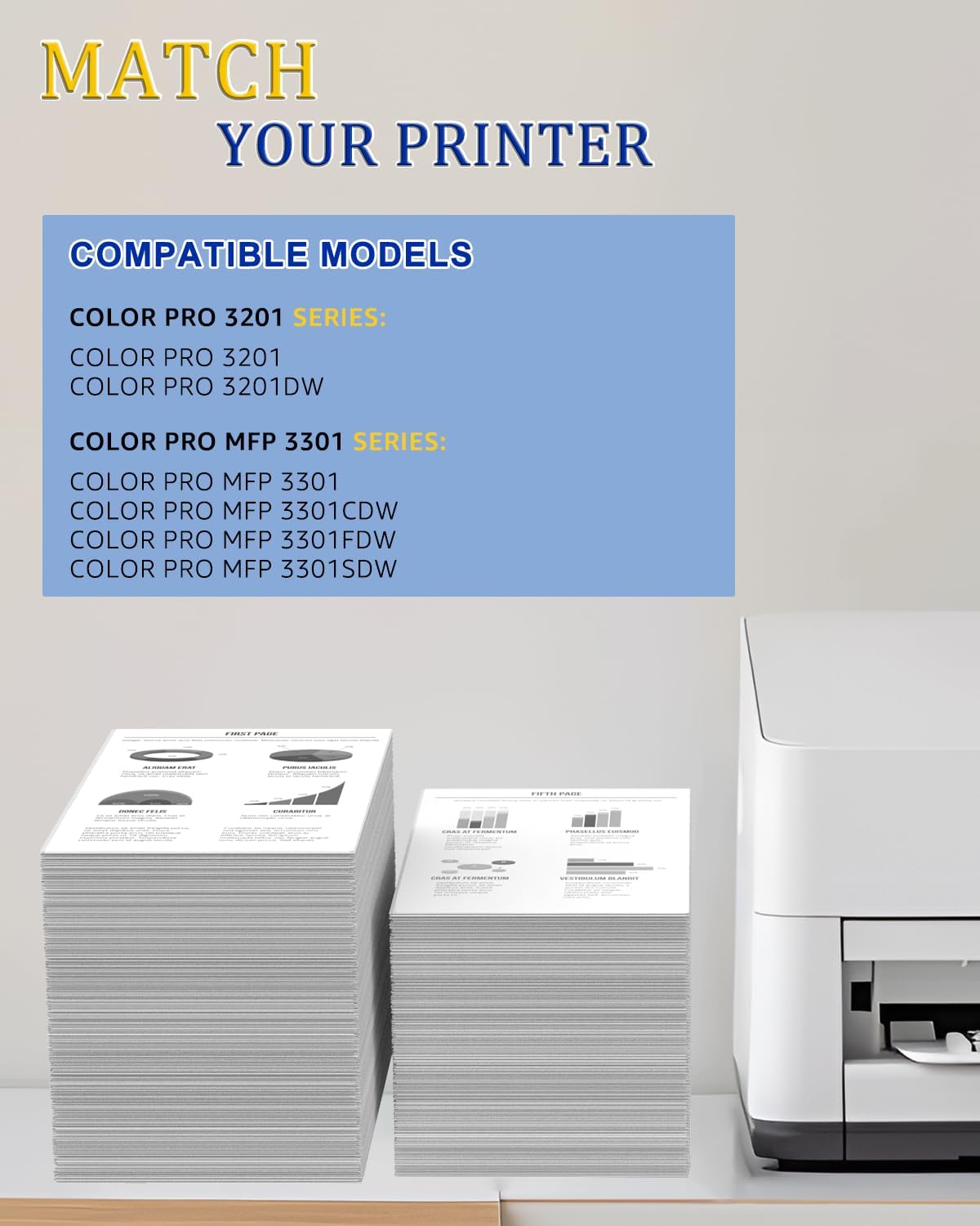 greencycle 218X W2180X (with Newest Chip) high Yield Compatible Toner Cartridge Replacement for HP 218X W2180X Color Laser Jet 3301fdw 3301sdw 3301cdw 3201dw Printer (Black 2-Pack)