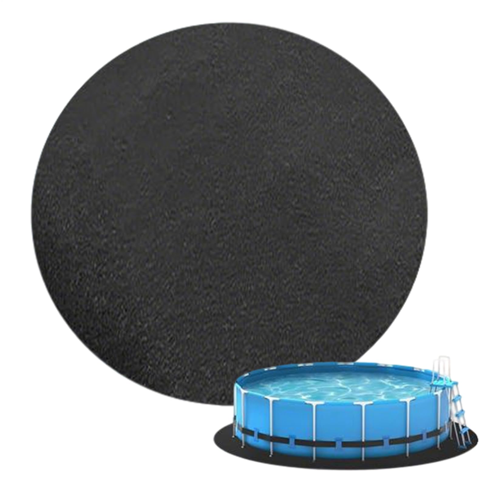 Hot Tub Mat, Round Aboves Ground Pool Liner Pad, Thickened Prevent Punctures Hot Tub Floor Mat Swimming Pool Liner Protector Pad, Non Slip Inflatable Swimming Pools Ground Mats Floor Protection Mats