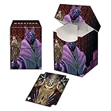 Une boîte de rangement Ultra Pro Pro avec motif pour ranger jusqu'à 100 cartes à double ouverture dans des pochettes Ultra Pro.