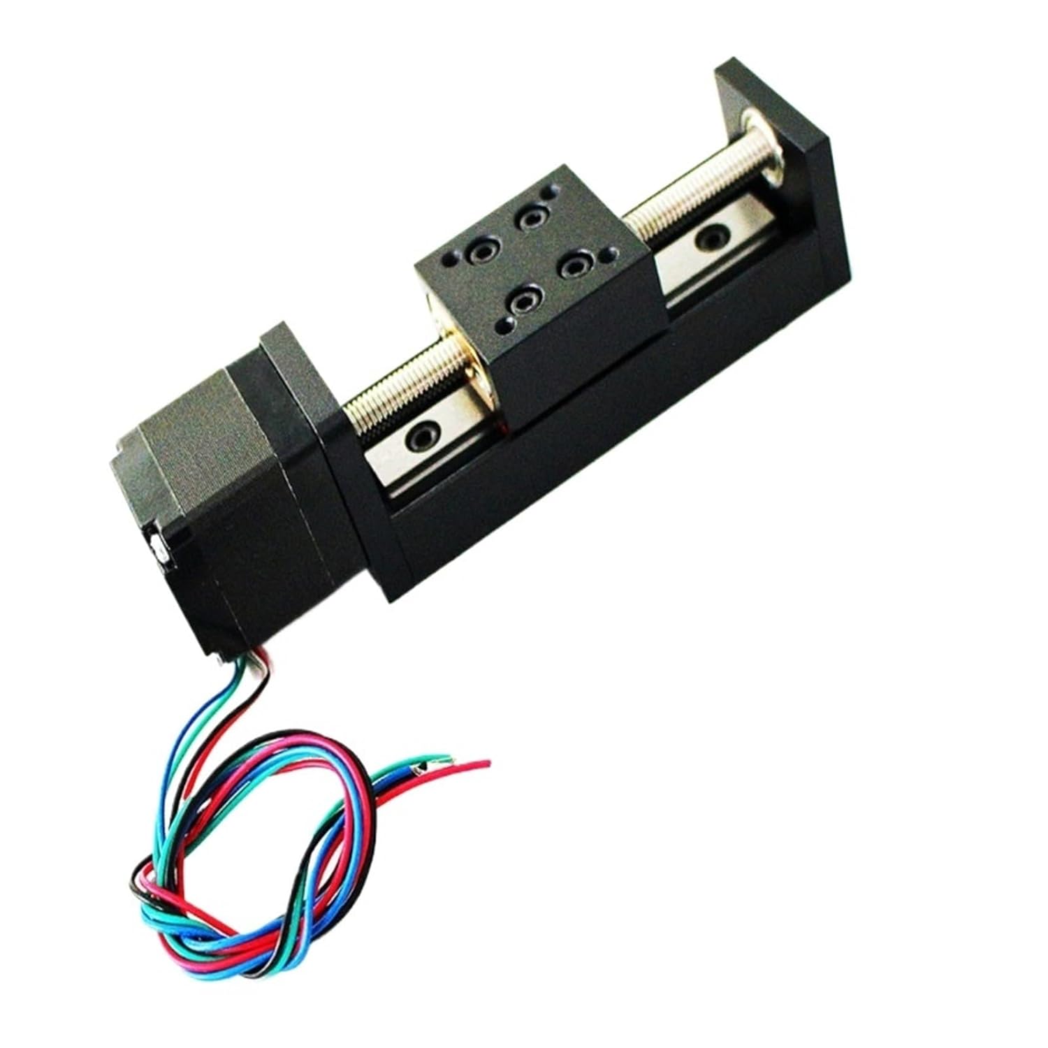 Linear Rail Guide Stage T-Type Sliding Table 50/100/150/200mm for Linear Rail Guide with Nema11 28mm Stepper Motor(Stroke 150mm Tb6600,1mm Pitch)