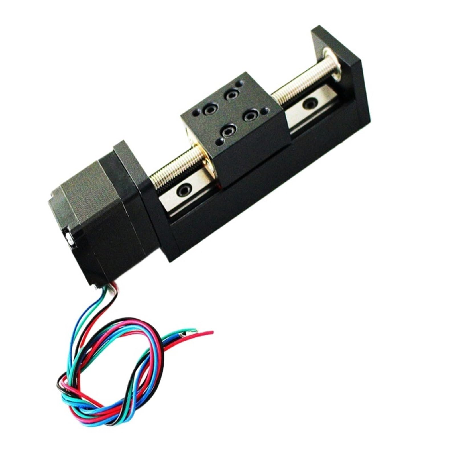 Table coulissante T Nema11 avec rail linéaire de 100mm pour guidage de précision