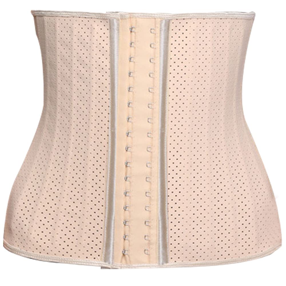 Dress Cici25 Steel Bone Latex Waist Trainer, Corset Body Shaper for Workout