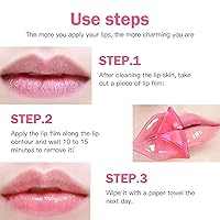 Vista 4 de 20 máscaras de labios, máscara de sueño labial que reduce las líneas de los labios y restaura la humedad, tratamiento hidratante de labios