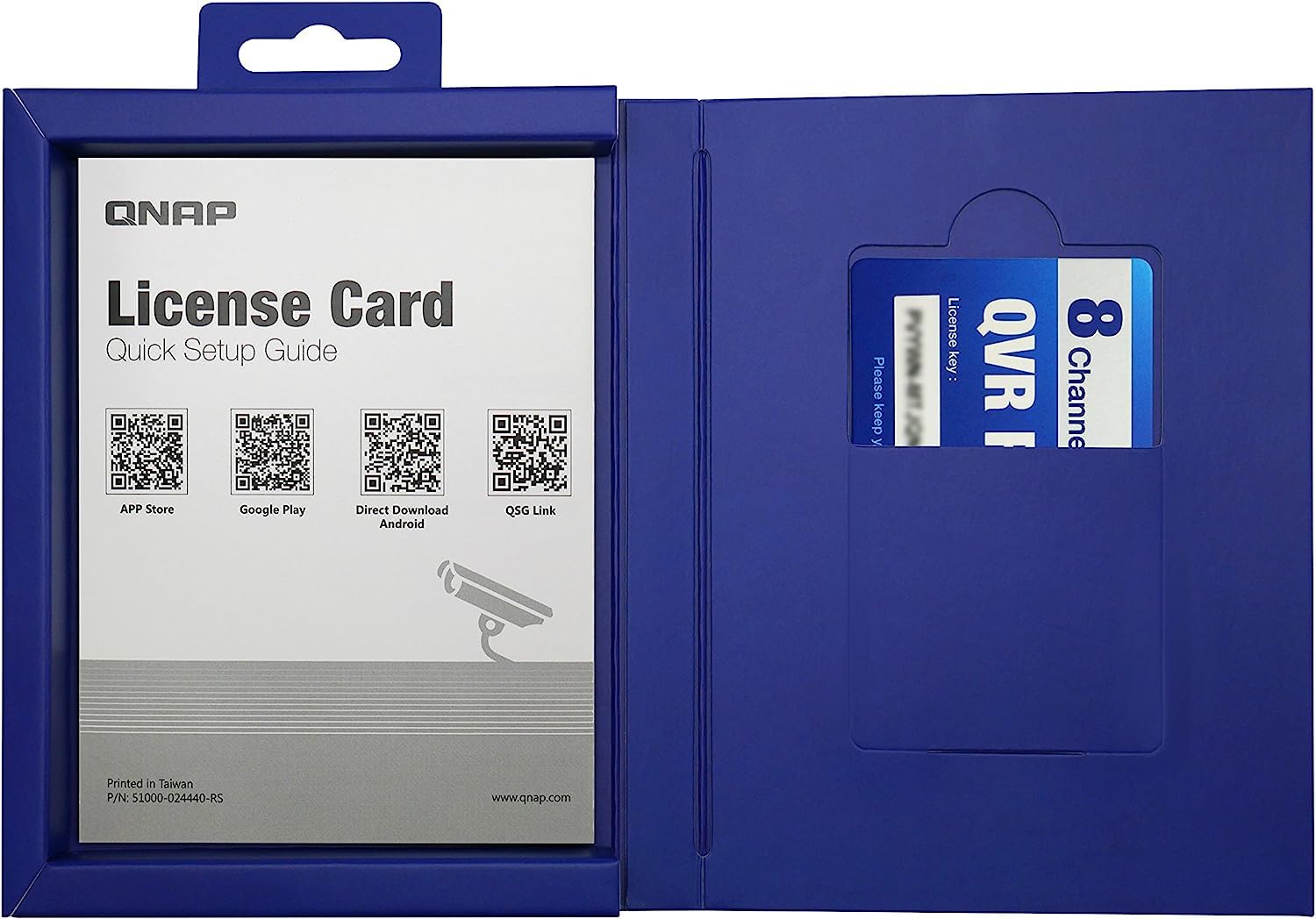 QNAP LIC-SW-QVRPRO-8CH Licence 8 canaux (QVR Pro Gold est requis)