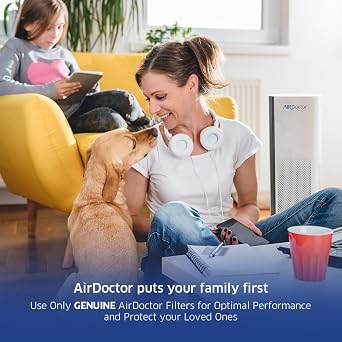 Genuine AirDoctor AD1000 Replacement Filter. Includes 1 Filter Unit w Pre-Filter, Premium Carbon/VOC, UltraHEPA. Quality & Performance. Removes Allergens, Smoke, Mold, Pet Dander & Pollen