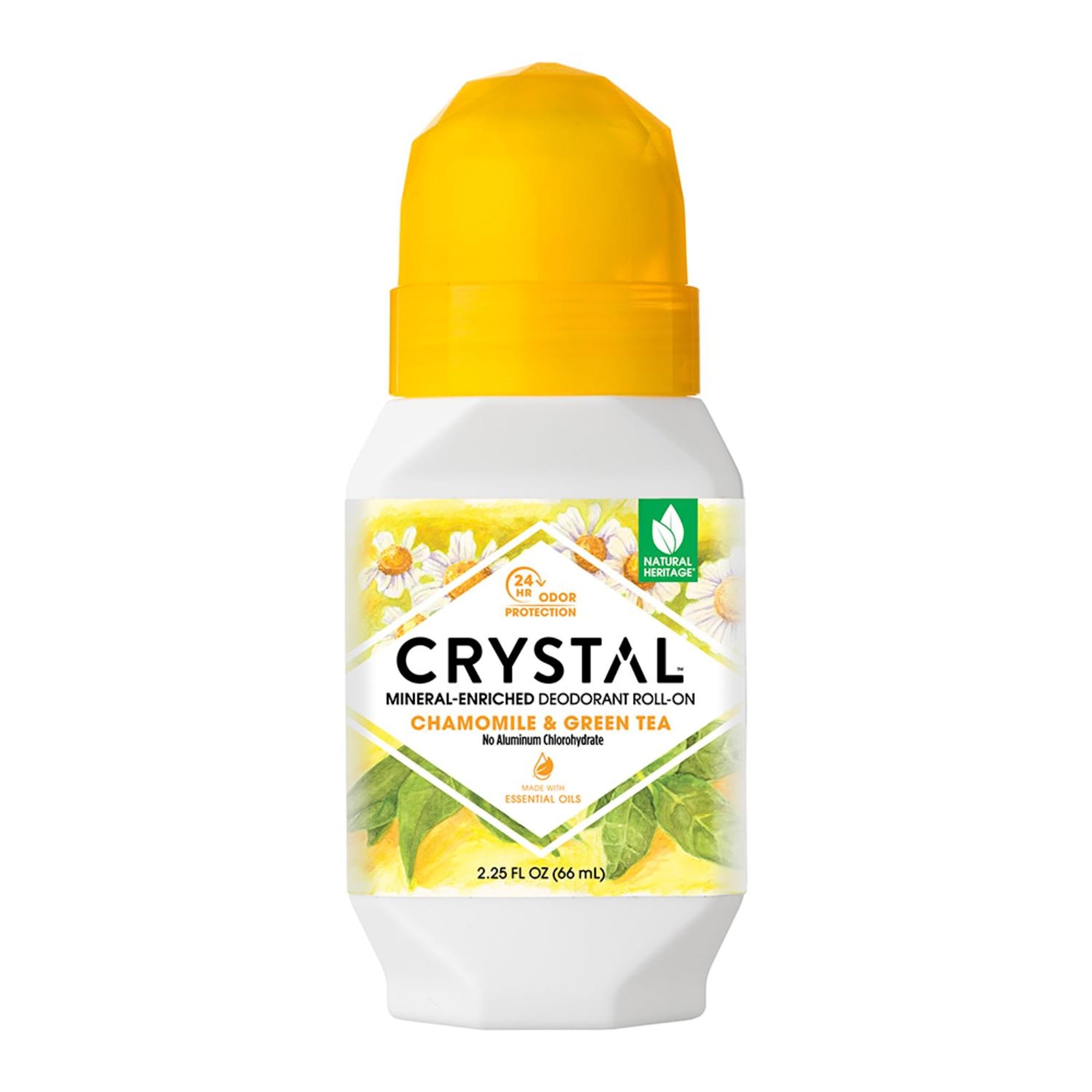 Crystal Deodorant Essence Roll-on Kamille/Grüner Tee (66 ml)