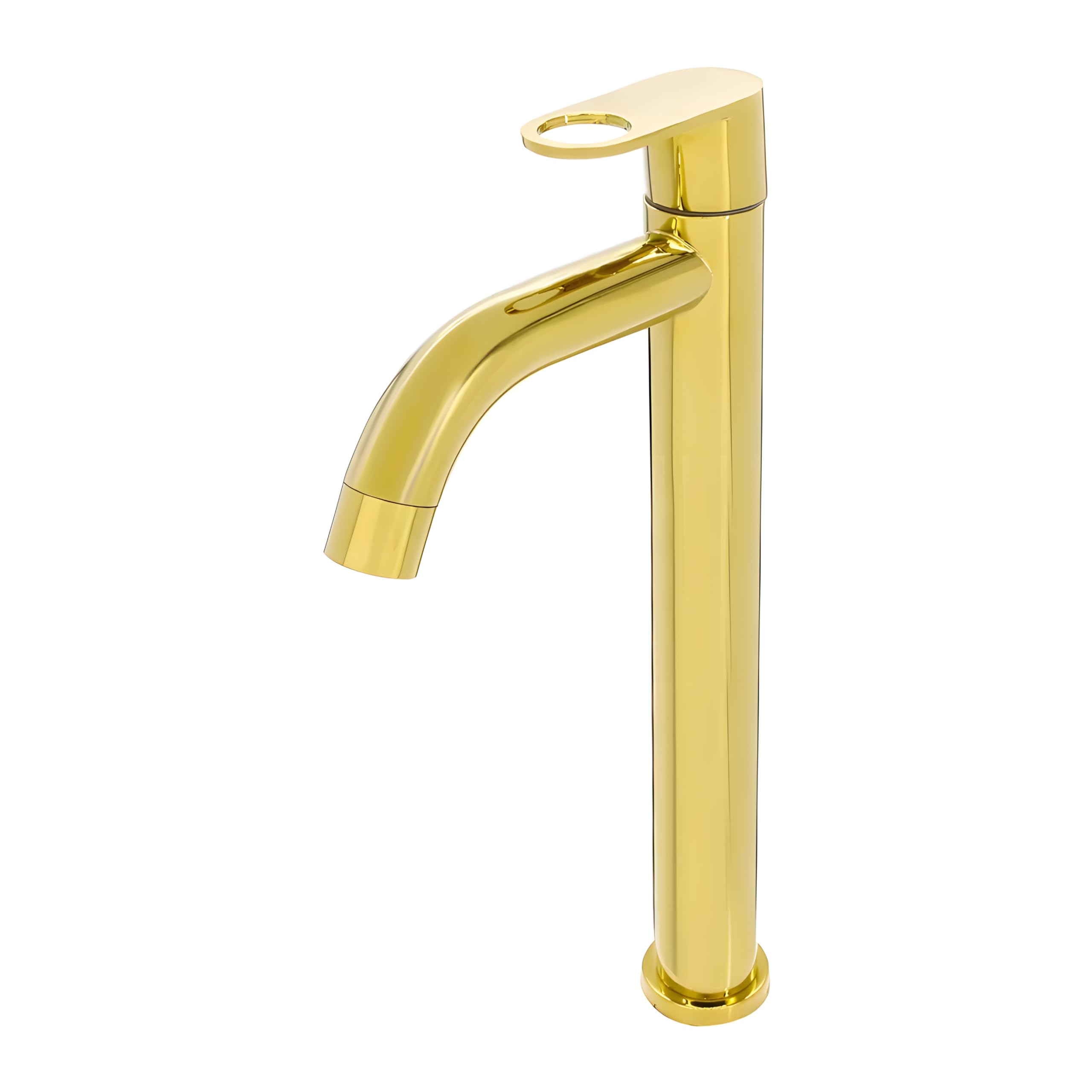 AQUAKART SS Extended Tall Body Pillar Cock 12 Tap Gold Faucet Waterfall Single Lever, SS Material, Golden for Wash Basin Bathroom 12 Inches Height (B0CQP1KX9D) Amazon Price History, Amazon Price Tracker